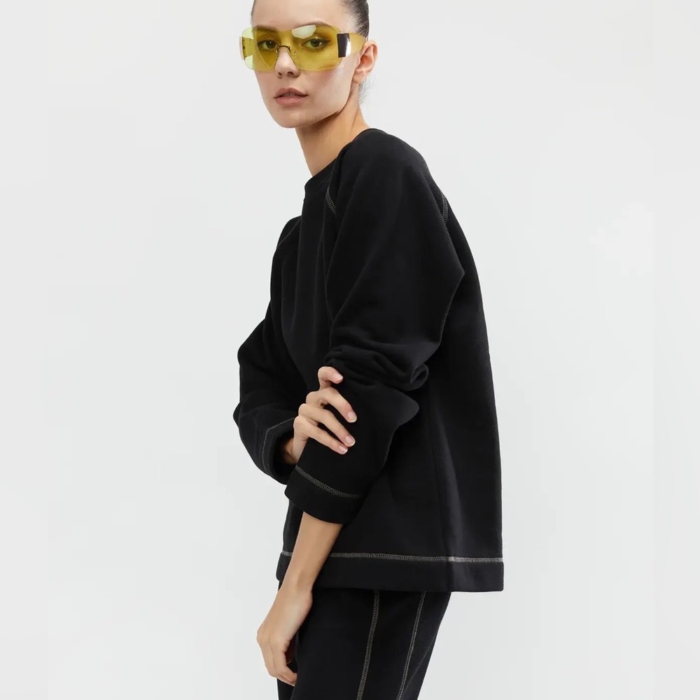 Oak+Fort BIRCH - OVERSIZED FLEECE SWEATSHIRT